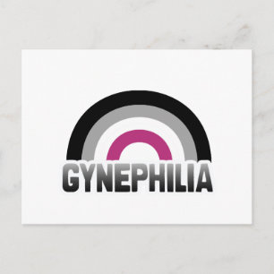 Cartão Postal Gynephilia Pride
