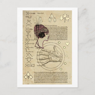 Cartão Postal Gypsy Fortune Teller