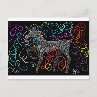 Cartão Postal Gypsy, o unicórnio mágico completo