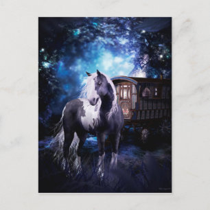 Cartão Postal Gypsy Vanner Dreams