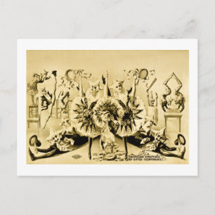 Cartão Postal Gyrations Grotesque de Eccentriques Dotados 1900