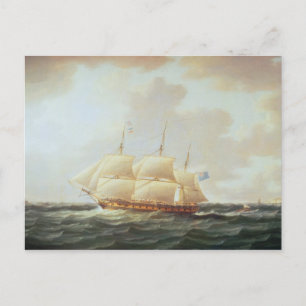Cartão Postal H.M.S. Minerva