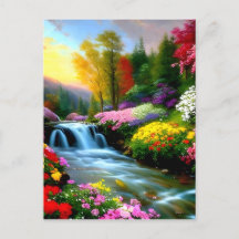 Há algo especial sobre a pequena cachoeira f