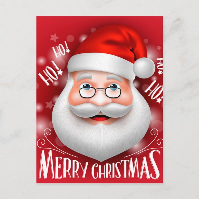 Cartão Postal Ha Ha Feliz Natal (Frente)