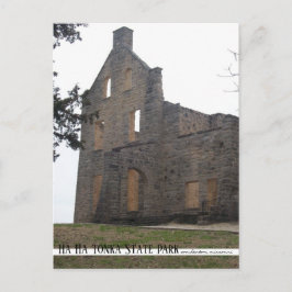 Cartão Postal Ha Ha Tonka Castle Ruins Missouri Viagem