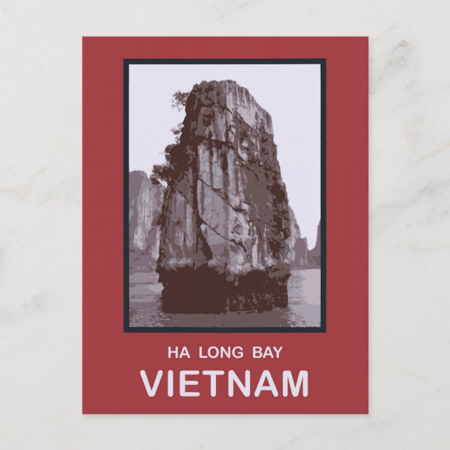 Cartão Postal Ha Long Bay Vietnam (Frente)