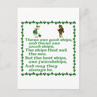 Cartão Postal Há navios bons.