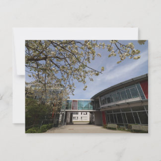 CARTÃO POSTAL HAAGER REALSCHULE ÜBERGANG ZUM NEUBAU