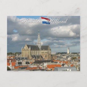 Cartão postal Haarlem Holland