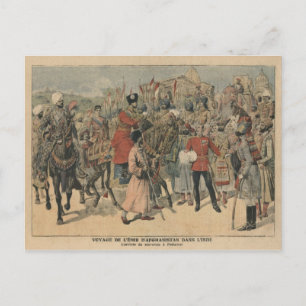 Cartão Postal Habibullah Kahn Emir do Afeganistão