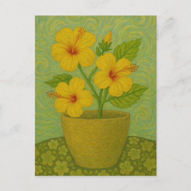 Cartão postal Habiscus (Frente)