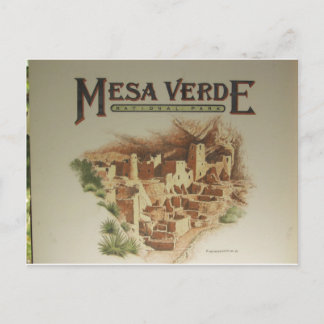Cartão Postal Habitações Anasazi Mesa Verde
