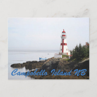 Cartão Postal Habor Lightstation Campobello Island New Bronswick