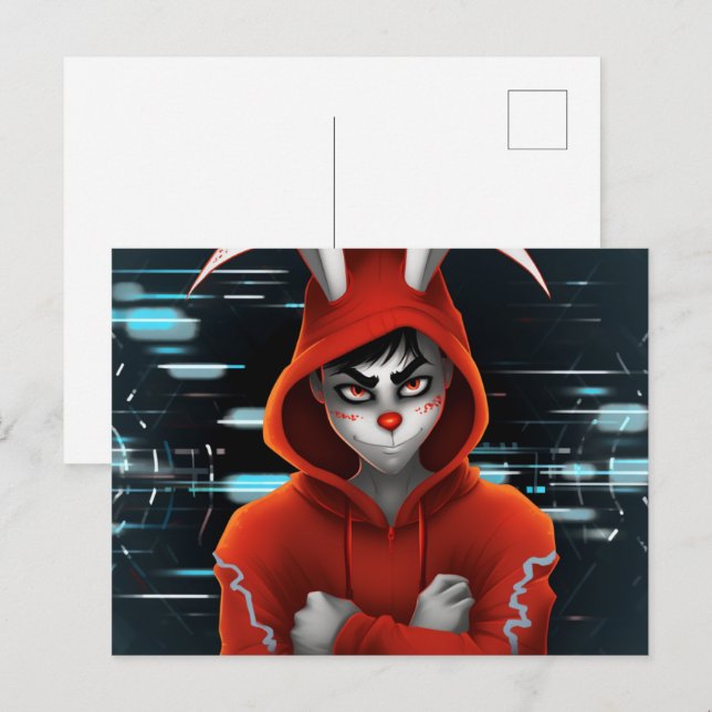 Cartão Postal Hacker Lapin (Frente/Verso)