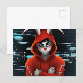 Cartão Postal Hacker Lapin