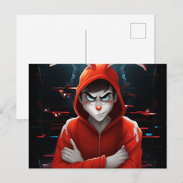 Cartão Postal Hacker Lapin (Frente/Verso)