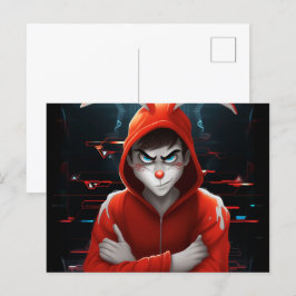 Cartão Postal Hacker Lapin