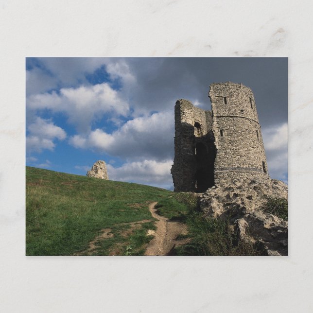 Cartão Postal Hadleigh Castle, Essex, Inglaterra, Reino Unido. (Frente)