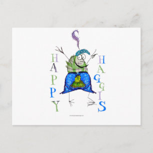 Cartão Postal haggis felizes