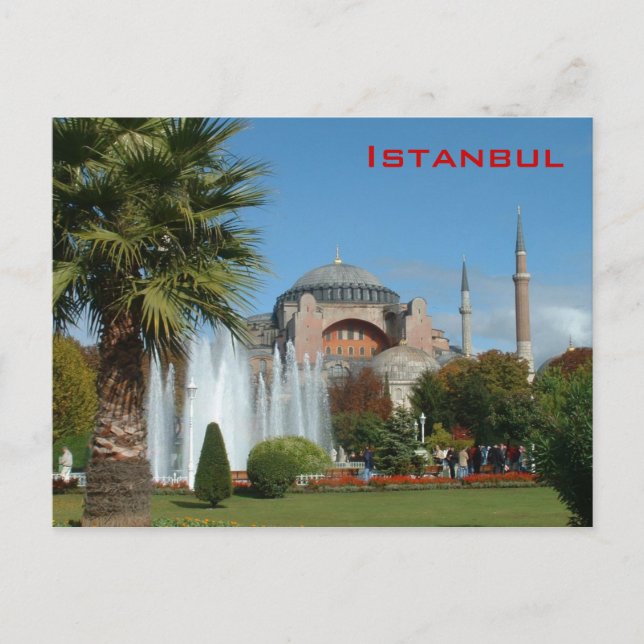 Cartão Postal Hagia Sophia (Frente)