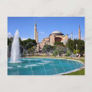 Cartão Postal Hagia Sophia em Istambul
