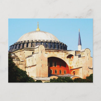 Cartão Postal Hagia Sophia na IMAGEM DE Constantinopla