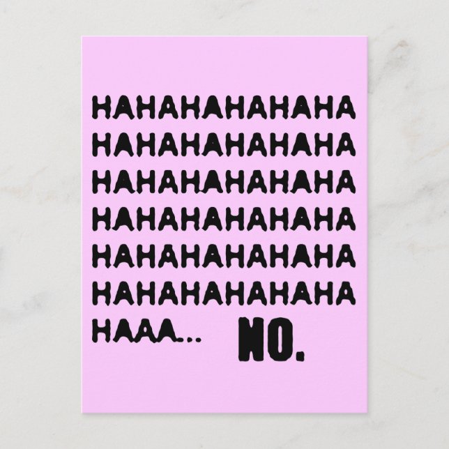 CARTÃO POSTAL HAHAHA... NÃO (Frente)