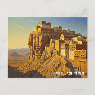 Cartão Postal Haid al Jazil Yemen Viagem