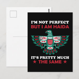 Cartão Postal Haida Eagle Haida Nation Native American Gift Idea