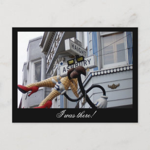 Cartão Postal Haight Ashbury Street Sinal California