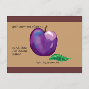 Cartão Postal Haiku - a vida é poesia