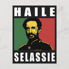 Cartão Postal Haile Selassie - HIM - Rastafari - Cartão-postal