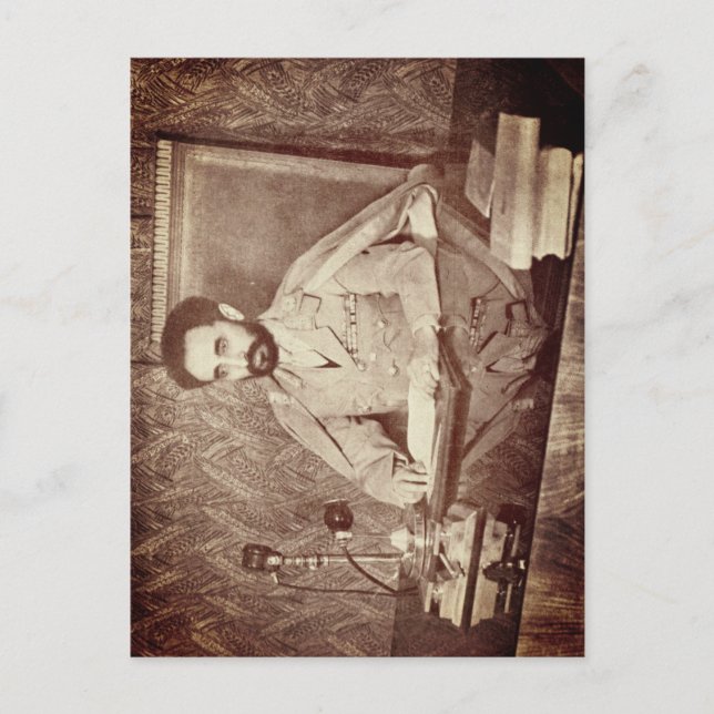 Cartão Postal Haile Selassie - HIM - Rastafari - Cartão-postal (Frente)