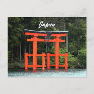Cartão Postal hakone torii japão