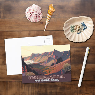 Cartão Postal Haleakala National Park Maui Volcano Crater