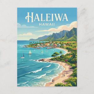 Cartão Postal Haleiwa EUA