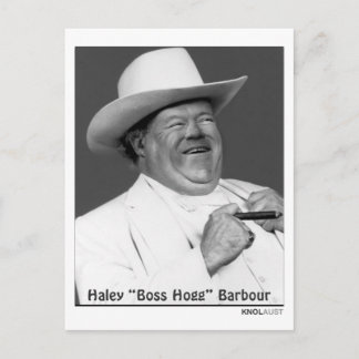 Cartão Postal Haley "o Hogg" Barbour