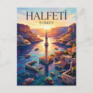 Cartão Postal Halfeti Turquia