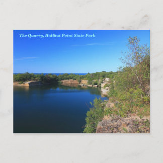 Cartão Postal Halibut Point State Park Quarry Rockport Cape Ann