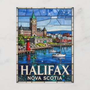 Cartão Postal Halifax Nova Scotia Paisagem Marítima da Cidade ⚓