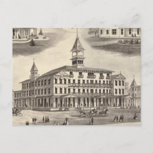 Cartão Postal Hall & Cottages do desportista