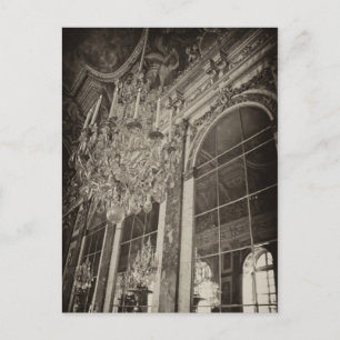 Cartão Postal Hall of Mirrors, Château Versailles 1