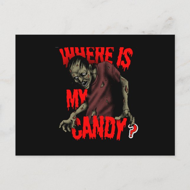 Cartão postal Halloween (Frente)