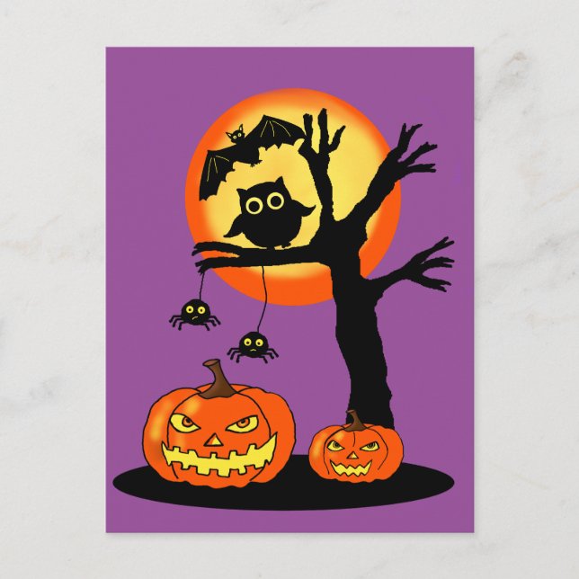 Cartão Postal halloween (Frente)