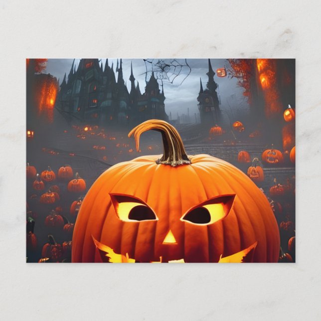 Cartão Postal Halloween (Frente)