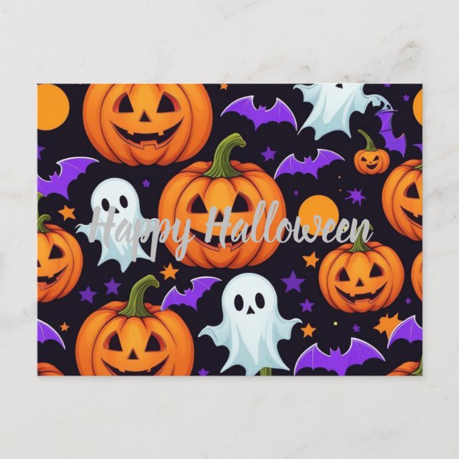 Cartão postal Halloween (Frente)