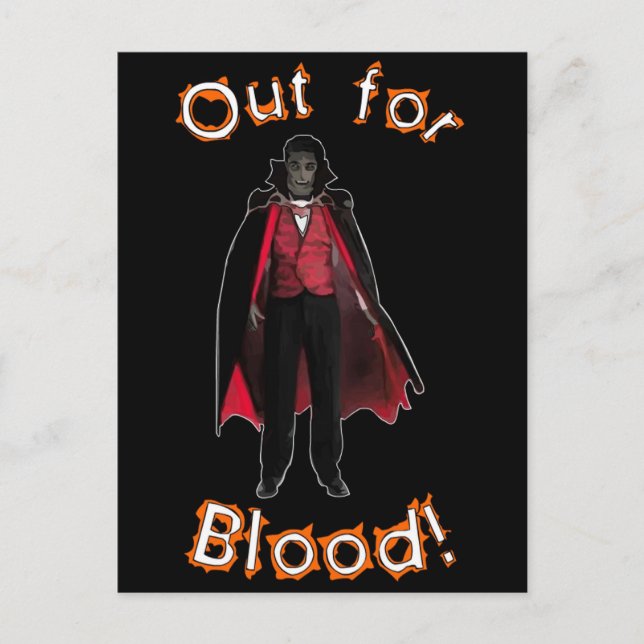 Cartão Postal Halloween (Frente)