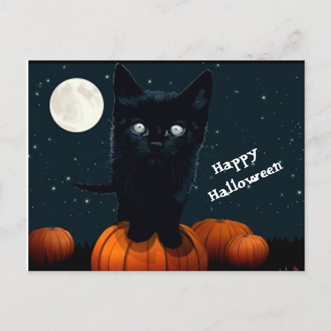 Cartão Postal Halloween (Frente)