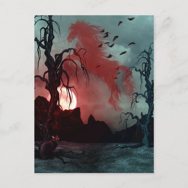 Cartão Postal Halloween (Frente)