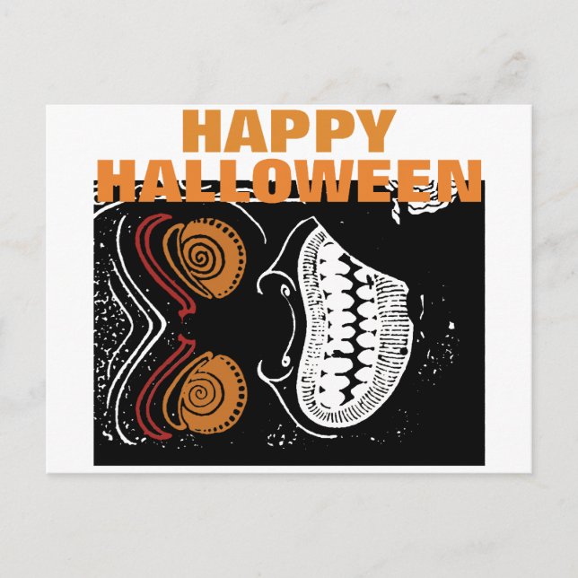 Cartão Postal Halloween (Frente)